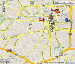 ConvergeSouth 2007 Venue Map